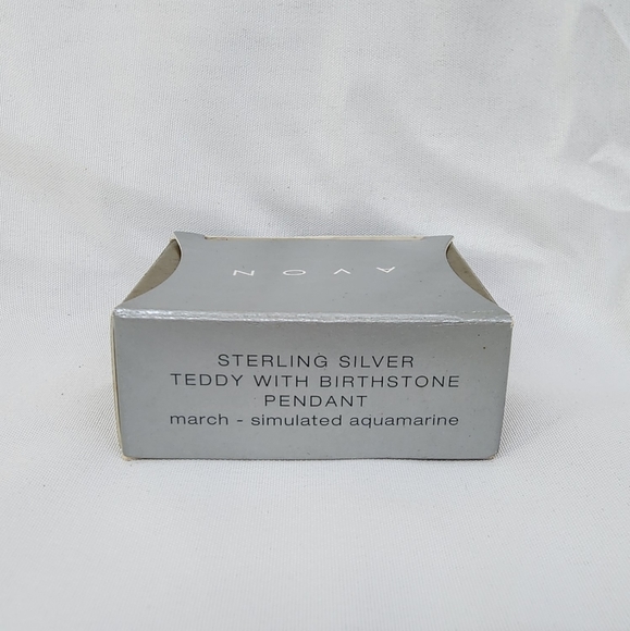 NIP Avon March Birthstone Teddy Necklace - Picture 4 of 4